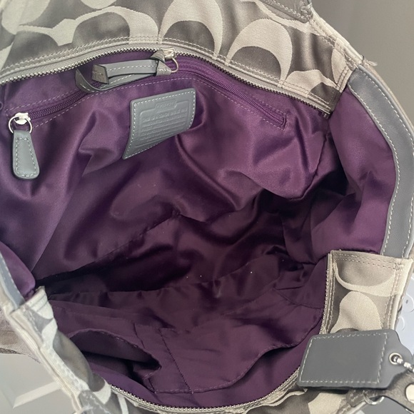 Grey Coach Handbag - Picture 3 of 4